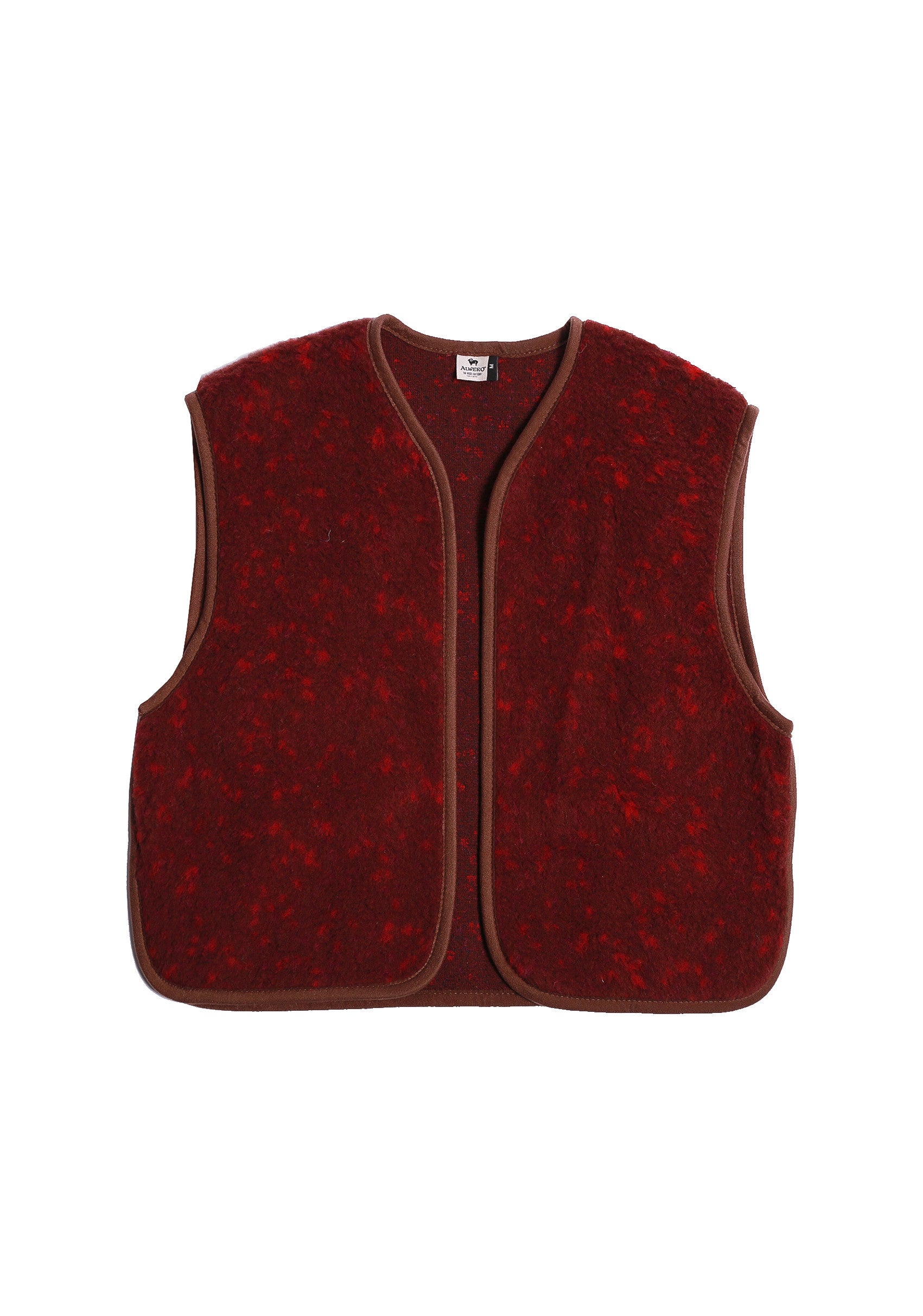 Preorder NEW Camino Wool gilet (red multi dots)