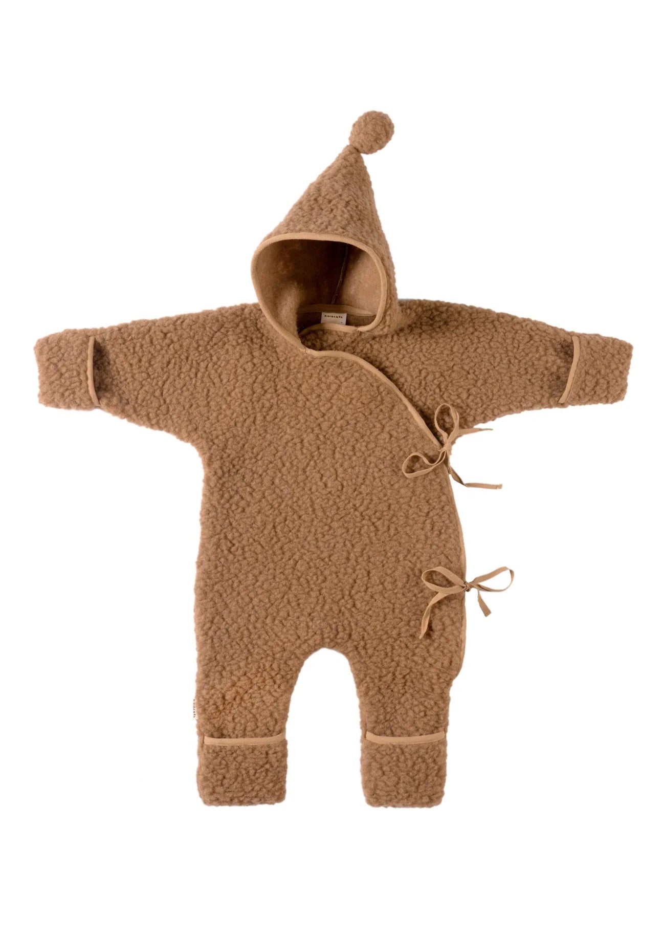 Preorder Merino wool snugglesuit (brown)