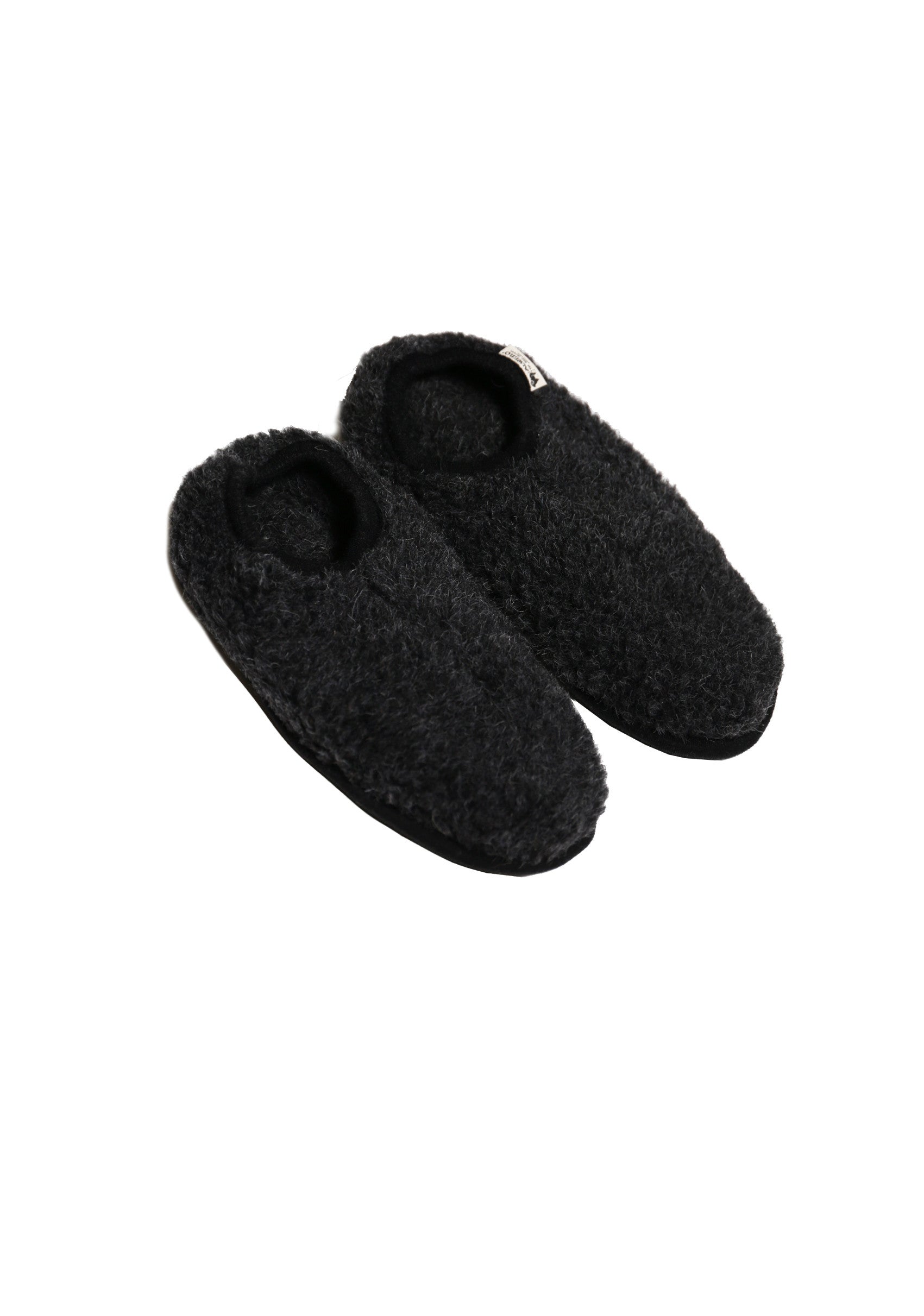 preorder womens wool slippers black