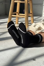 Load image into Gallery viewer, Boyfriend socks (noir)
