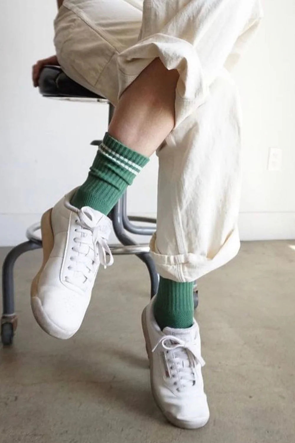 Boyfriend socks (moss)