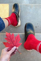 Boyfriend socks (red)