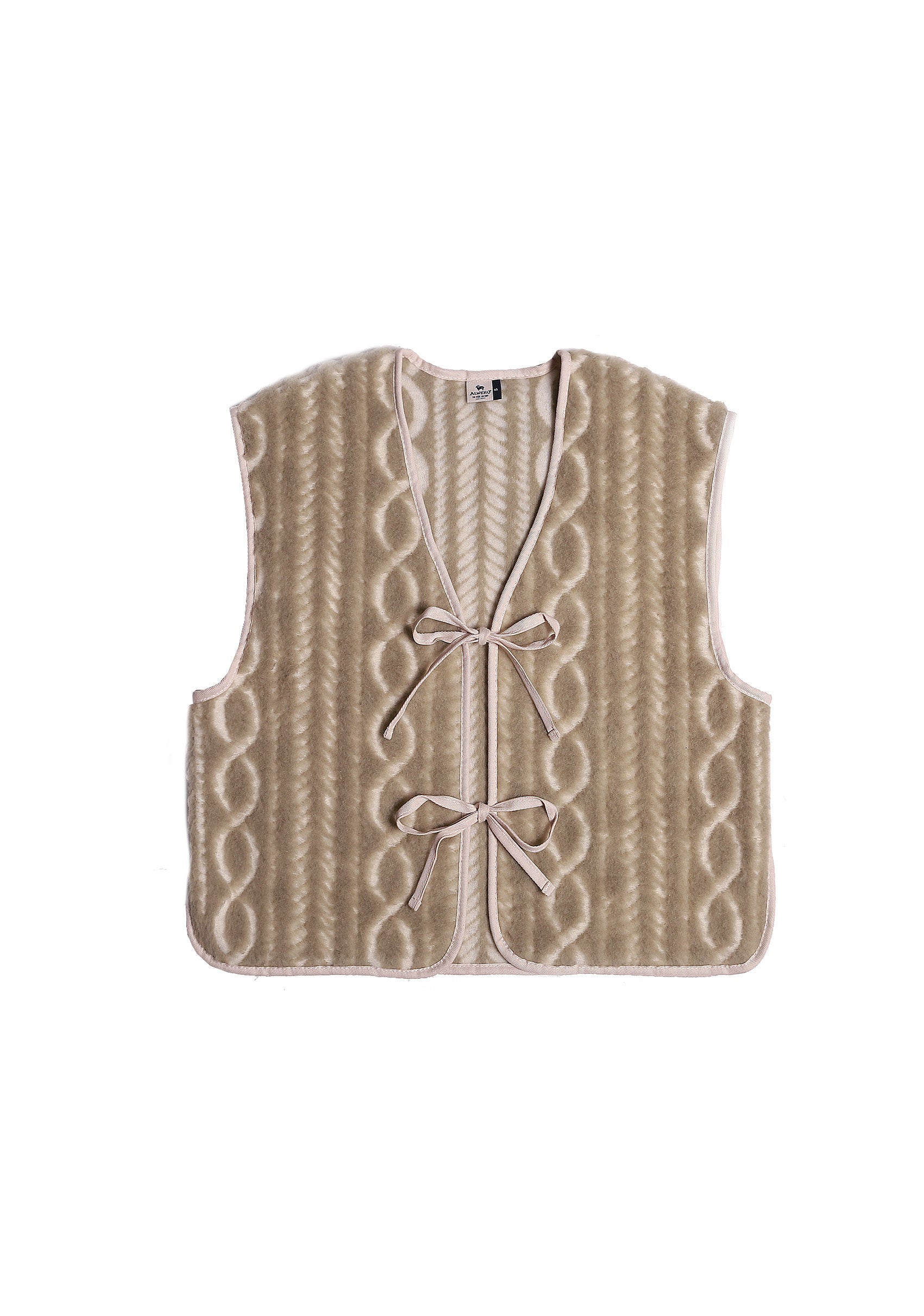 Preorder Wool gilet (aran pistachio)