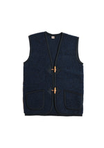 Load image into Gallery viewer, Preorder womens wool bodywarmer dark blue
