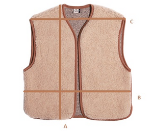 Preorder Camino Wool gilet (sand brown)